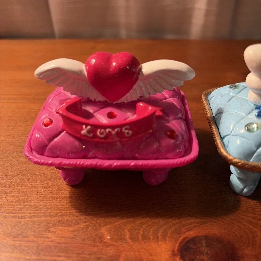 VINTAGE CLAIRES Y2K 2002 TRINKET BOXES‎ LOT OF 5